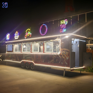 CAMPTRL Remorque de Food Truck Personnalisée à Double Étage, Conteneur pour Crêpes et Burgers, Cuisine Mobile, Chariot Alimentaire pour Pizza et Café - Product Image 2