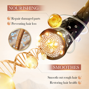 SADOER Ginseng Radix Polygoni Multiflori Crema de Grado Premium Hidratante Nutritiva Anti-rotura Acondicionador para Cabello Voluminoso - Product Image 5