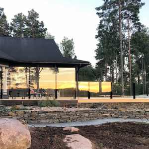 Sistema de Rieles Deslizantes Manuel, Barandilla Retráctil de Aluminio <span class=keywords><strong>para</strong></span> Ventanas, Valla de Vidrio Deslizante <span class=keywords><strong>para</strong></span> Restaurantes - Product Image 5