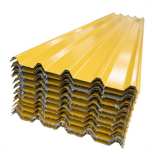 Panel de Techo Corrugado Galvanizado Prepintado PPGI de 0.5 mm de Espesor, Revestimiento de Pared con Recubrimiento de <span class=keywords><strong>Zinc</strong></span> para Almacenes - Product Image 6