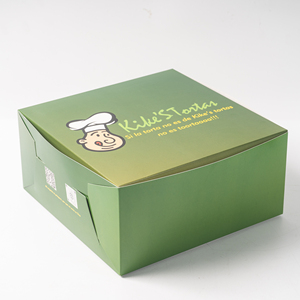 Caja de Papel Plegable Desechable y Reciclable para Pasteles, con Diseño Personalizado de Chef de Dibujos Animados, para Panadería, Tartas, Postres de Cumpleaños, Comida para Llevar - Product Image 1