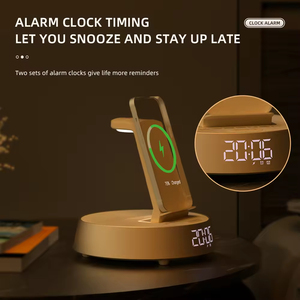 <span class=keywords><strong>Chargeur</strong></span> à <span class=keywords><strong>Induction</strong></span> pour Montre Intelligente avec Radio Numérique et Réveil Matinal pour Recharge Sans Fil - Product Image 3
