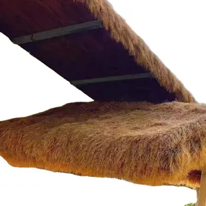 Pabrik grosir sintetis daun palem buatan Thatch ubin atap dengan kualitas baik