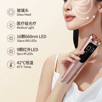 Masseur facial à lumière thérapeutique rechargeable, raffermissant la peau, anti-rides, stylo chauffant topique, CE, portable pour les voyages