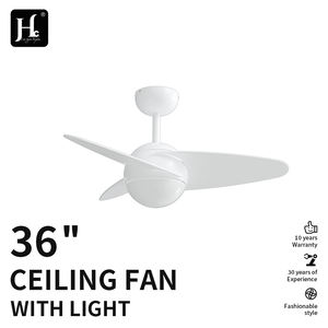 Nouveau design avec 3 pales en ABS, télécommande de 36 pouces, LED décorative blanche avec ventilateur de plafond lumineux - Product Image 2