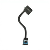 Lampe de travail flexible à col de cygne ONN-M3M, étanche IP65, base magnétique, lumière blanche froide, corps en aluminium, DC 24V
