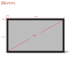 Portatile 15.6 pollici Touch Screen LCD pubblicità <span class=keywords><strong>Monitor</strong></span> espositore da pavimento Digital Signage Design da parete 15 "15.6" chiosco - Product Image 5