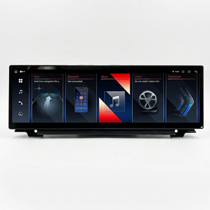 14.9 Inch Car Stereo for BMW 5 Series E60/E61/E62 2004-2010 Touchscreen GPS Navigator with Wireless CarPlay & Android Auto - Product Image 1