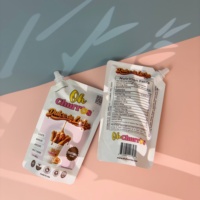 Sachets souples personnalisés avec impression UV et bec verseur pour sauces piquantes, pâte de gingembre et ail, ketchup, condiments et soupes