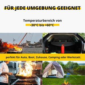 Extintor <span class=keywords><strong>de</strong></span> Incendios ABC Rojo <span class=keywords><strong>de</strong></span> 1 kg Notlok Safety Work < 1000V para Uso en Cocina, Automóvil y Hogar |   Mini Compresor <span class=keywords><strong>de</strong></span> Presión Continua <span class=keywords><strong>de</strong></span> China - Product Image 5