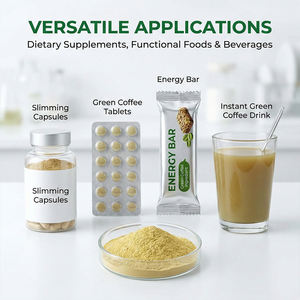 천연 그린 커피빈 추출물 캡슐 고클로로겐산 함량 수용성 분말 보충제 건강식품 등급 - Product Image 5
