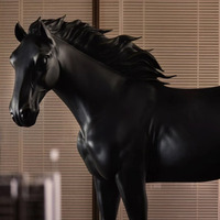 Grande sculpture de cheval en bronze - une statue de cheval réaliste grandeur nature, idéale pour les parcs publics et les places publiques