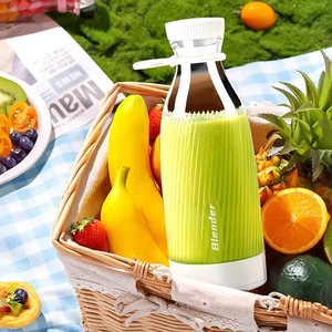 เครื่องปั่นน้ำผลไม้แบบพกพาไร้สาย USB สำหรับขายส่ง เครื่องคั้นน้ำผลไม้แบบช้า วัสดุพลาสติก รับผลิตแบบ OEM สำหรับใช้ในครัวเรือน คั้นน้ำมะนาว - Product Image 5