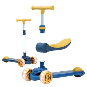 Monopatín, Patinetas, Scooters Plegables, Patinete de Pie con Luces, <span class=keywords><strong>Scooter</strong></span> de 3 Ruedas para Niños con Altura Ajustable - Product Image 4
