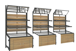 Kệ cho thực phẩm tươi sống cửa hàng bán lẻ rau giá với Rau Trái Cây Pallet Kệ duy nhất Mặt hiển thị đứng cho siêu thị - Product Image 2