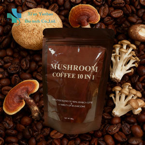 Complément alimentaire à base de plantes en gros, marque privée OEM, biologique, café instantané aux champignons 10 en 1 - Product Image 1