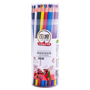 Crayons de couleur effaçables en bois de peuplier Bonvada pour étudiants, 12, 18, 24, 36, 48 couleurs, pour l'école et le bureau - Product Image 3