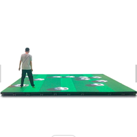 M-Shine Extérieur Intérieur Étanche Interactif HD Vidéo Mur Piste de Danse Publicité 3D P2.5 P2.6 P2.97 P3.9 Écran LED