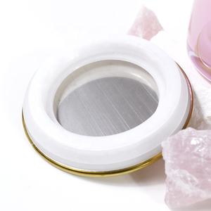 Recipientes de Metal para Velas, Color Verde Esmeralda Turquesa, con Tapa, Frascos Cilíndricos para Fabricación de Velas de Cera - Product Image 3