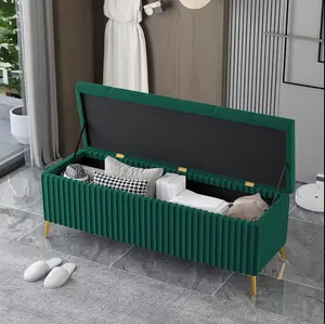 functional hot sale living room furniture tatami bed stool with storage