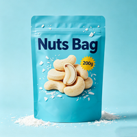 Professionele fabrieksgemaakte op maat bedrukte hersluitbare zipzakken, geurdicht, food grade, voor noten, koekjes en snacks, plastic stand-up pouch