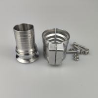 Collier de sécurité pour raccord de tuyau hydraulique en acier inoxydable 304 316 moulé, avec collier de sécurité pour raccord de tuyau