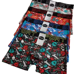 Cuecas boxer e boxers personalizados estampados para todos os tipos de homens cuecas boxer cuecas de seda gelo