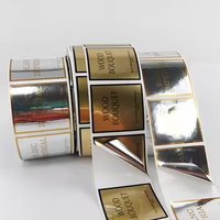 Étiquette personnalisée de luxe en feuille d'or, autocollant en vinyle imperméable pour flacons compte-gouttes d'huile capillaire de 10 ml et 30 ml, produit de beauté avec code-barres