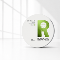 Bloc multicouche en zircone liquide sans liquide Rondcera 45% 56% ultra translucide, céramique dentaire compétitive 800MPa 1300MPa SHT-ML Pro 4D