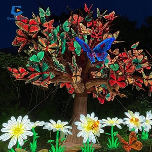 美しい中国の人工ランタン祭り：カラフルな蝶々ランタンショー - Product Image 5