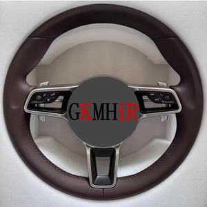 Volante de Cuero Completo para Porsche Panamera Cayenne Taycan <span class=keywords><strong>Macan</strong></span> 911 718 996 997 958 981 987, Mejora Personalizada, Volante, Lenkrad - Product Image 2