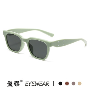 Yingtai Eyewear Unisex <b>Sunglasses</b> PC Frame UV400 Protection <b>Square</b> Design For Men And Women - Product Image 2