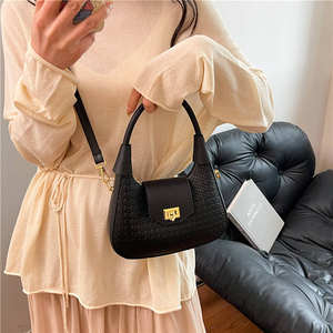 Sac fourre-tout en forme de croissant, élégant et de haute qualité, sac bandoulière, style élégant, sac à bandoulière en cuir PU - Product Image 3