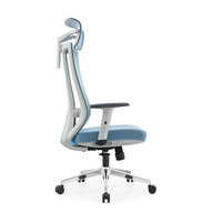Chaise d'ordinateur réglable, dossier en maille ergonomique avec soutien lombaire, pivotant à 360 degrés pour les longues heures de travail assis