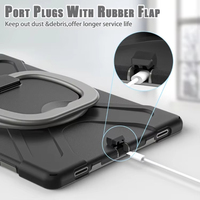 Étui de tablette en silicone robuste antichoc rotatif à 360 degrés pour Samsung Galaxy Tab S11 Ultra 14,6 pouces 2025 Housse de protection