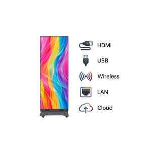 Pantalla LED Plegable de Doble Cara para Publicidad, Cartel Digital P1.5 P1.8 P2.5 GOB Totem, Cartel LED Plegable, Pantalla LED - Product Image 2