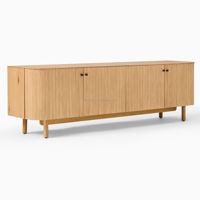 Nouveau design de meilleure qualité nordique café support TV minimaliste 80 ''Media Console Table
