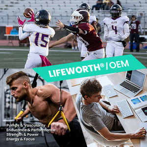 Lifeworth Pre Workout Poeder Voor Mannen En Vrouwen Vetverbrander Met L-Carnitine En Glutamine Energy Boost Drank 200 Gram - Product Image 2