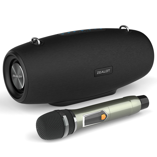 Portable Outdoor Waterproof Sport Blue Tooth Speakers 60w Power Wireless Speaker Bass Subwoofer Zealot S67 Speaker