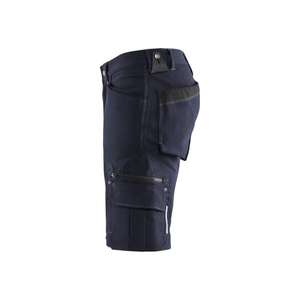 BLAKLADER - 198716448699C50 Pantalones cortos artesanos en estiramiento de 4 vías sin bolsillos para uñas X1900 PANTALÓN DE TRABAJO azul marino oscuro/negro - Product Image 5