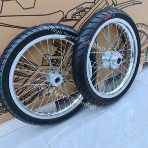 Accesorios Plateados Cromados para Supermoto Light Bee X, <span class=keywords><strong>E</strong></span> Ride Pro 3.0, 79 Falcon Pro, Piezas para Motocicleta Eléctrica Todoterreno 70/90-17 90/80-17 - Product Image 1