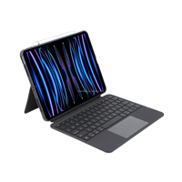 Nouveau clavier sans fil portable standard personnalisé de Chine, rétroéclairé RGB, avec pavé tactile, pour iPad Air 4/5 Pro 11 USB-C 12M