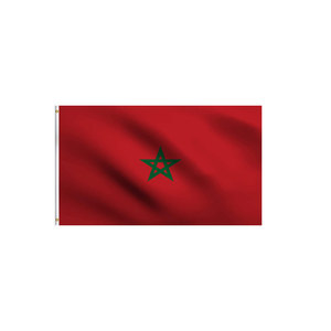 Bandiera all'ingrosso 90x150cm personalizzata interna esterna 3x5 Ft poliestere-marocchino marocchino nazionale squadra di calcio maschile bandiera battente bandiera - Product Image 5