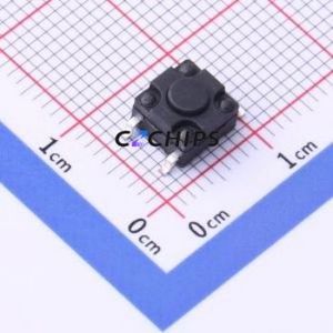 TSG002A04326B Tactile Switch SMD Switch Round Button 2.6N Vertical Mount 6.15mm - Product Image 1