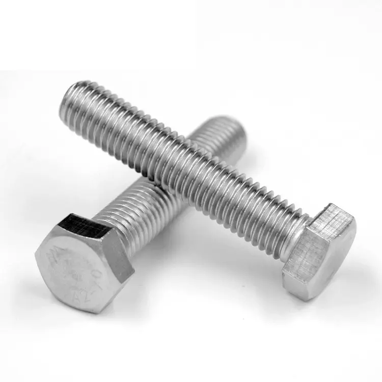 Promotion Pocket Hole Screws 304 Stainless Steel Hex Nut Hex M8 Bolt American Standard 5/16-3/8-7/16-1/2 Hex Bolts And Nuts