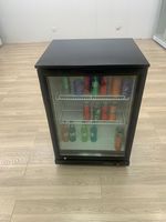 Mini-réfrigérateur à bière compact avec porte vitrée pour bar à domicile et bureau