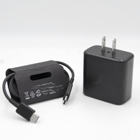 Adaptateur de charge rapide d'origine 45W Type C Chargeur Ep-Ta4510 pour Samsung S21 S22 S23 S8 S9 S10 Note 20 PC Matériau Sortie AC