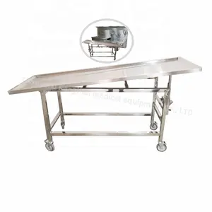 Table d'autopsie Prix du fabricant Station d'autopsie Table anatomique Chariot mortuaire