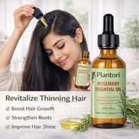 Élixir capillaire fortifiant à la menthe et au romarin, 100 % naturel, à base de plantes, pour la croissance des cheveux, huile essentielle pour diffuseur, marque privée