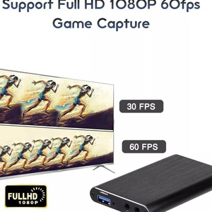 Carte de capture vidéo portable USB 3.0 en alliage d'aluminium 1080P 60fps pour l'enregistrement OBS sur ordinateur portable et caméra - Product Image 5
